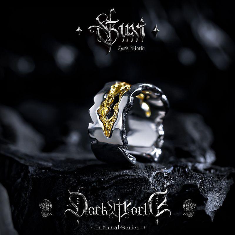 

Niche Style Guxi 925 Silver Couple Ear Clip Brilliant (single)