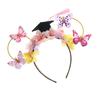 Floral Headbands For Kids And Girls Butterfly Crown Adjustable Flower Hair Accessories For Photography Props