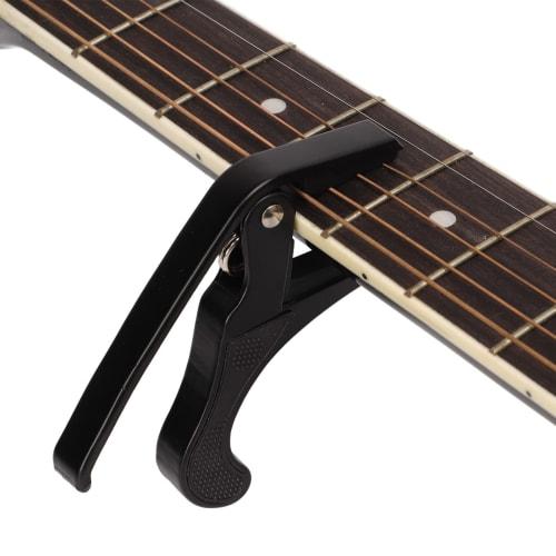 Guitar Capo, Pick, and Tuner Set, Guitar Tuner Kit, LED, Lightweight