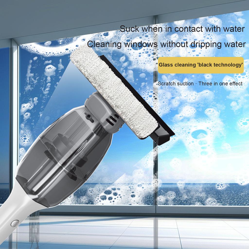 Window Cleaner Electric Glass Handheld Cordless Window Cleaning Tools Multifunctional Wireless USB Rechargeable Vacuum Cleaner