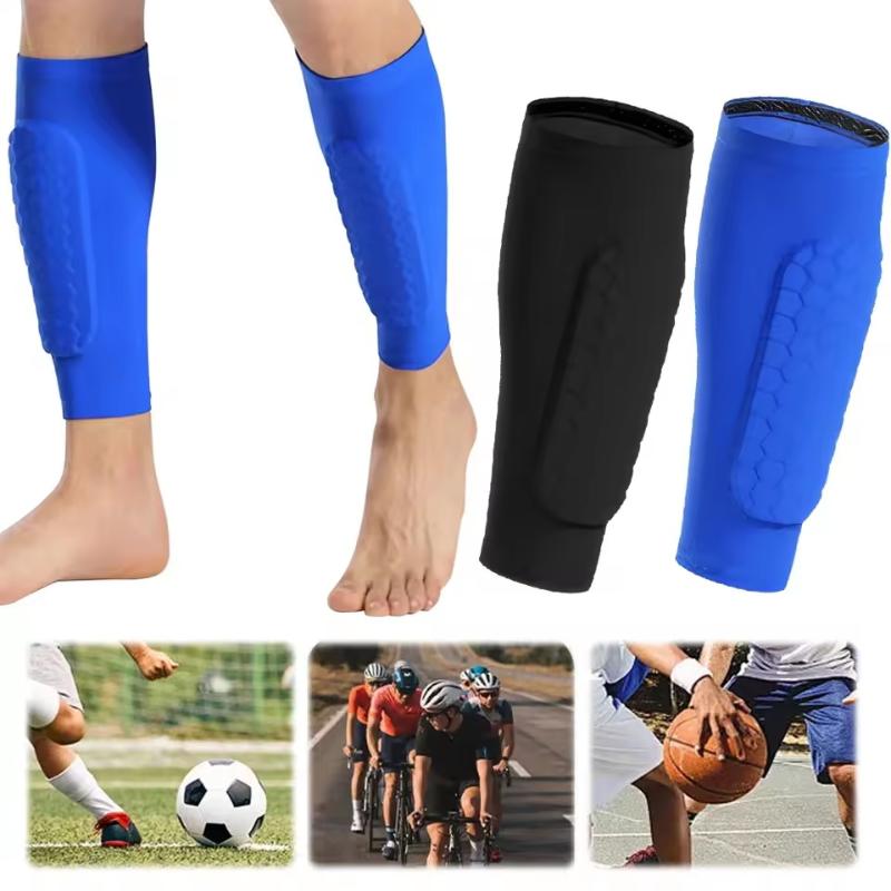 Soccer Protection Tibia Ski With Honeycomb Pad Sports Shin Splints Calf Protection Sleeve Trail Running Leggings Football Socks