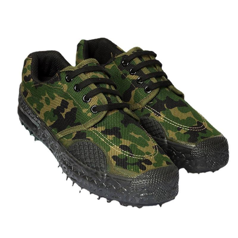 

Чоловіче камуфляжне взуття з чистою гумовою підошвою, робоче взуття, зносостійке, дихаюче, зручне та повсякденне взуття 44 чорний