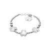 DEINET LUCKY CLOVER BRACELET IN SILVER
