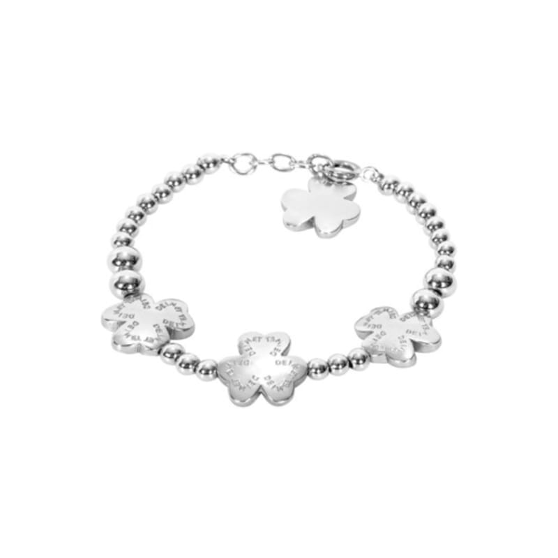 DEINET LUCKY CLOVER BRACELET IN SILVER