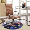 1pc Anime Design Round Carpet - Office Chair Mat
