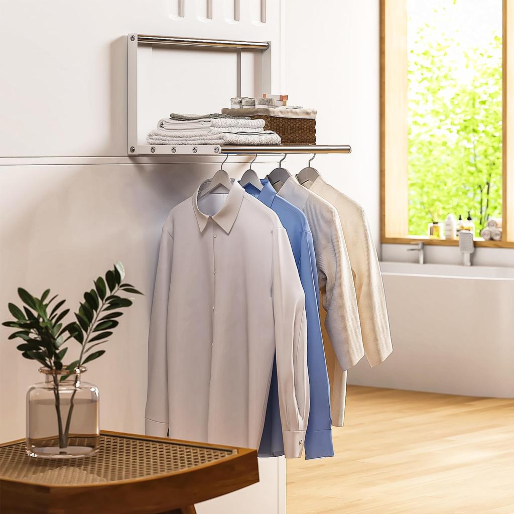 KKECHR Magnetic Folding Storage Shelf for Washing Machines and Refrigerators