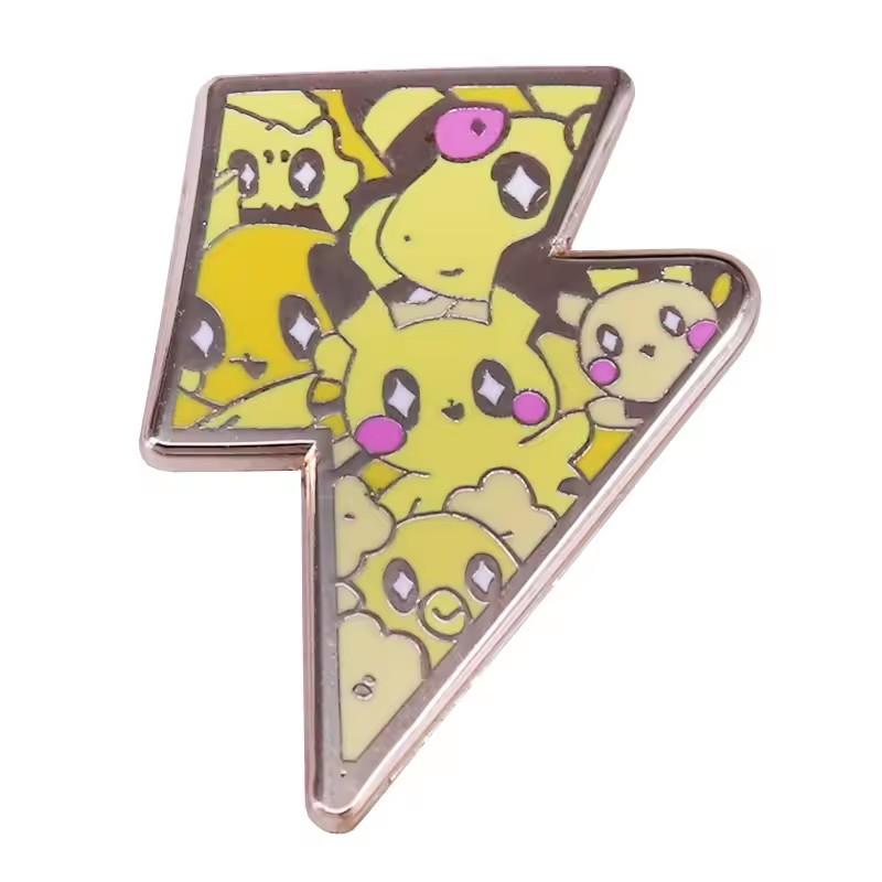 Japanese Anime Pokemon Enamel Pin Lapel Pins for Backpack Brooches On Clothes Briefcase Badges Metal Jewelry Accessories