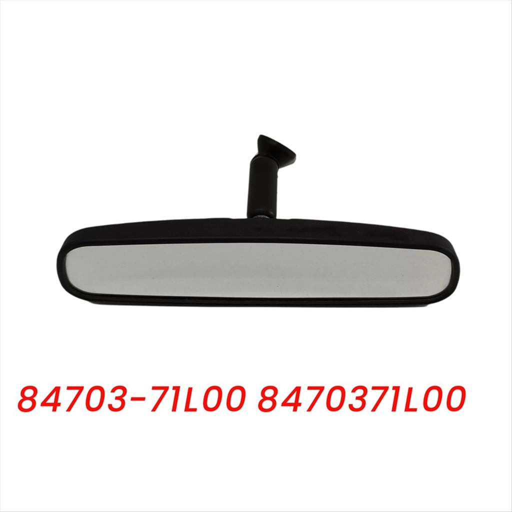 #92X Automotive Parts Accessories,Car Interior Rearview Mirror 84703-71L00 For Suzuki (Black) Interior Mirrors6