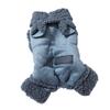 Dog Warm Deerskin Coat Clothes Velvet Fleece Thickened Padded Coat Teddy Bichon Schnauzer Pet Fourlegged Clothes Waistcoat
