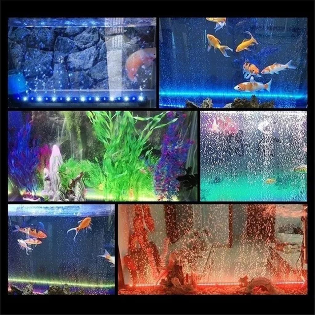 Acvariu Rezervor Pești LED Lumină Colorată Stecher EU/SU Strip Lampă Bară Rezistentă la Apă Submersibilă Lumini Submersibile Decor Rezervor