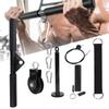 DIY Fitness Equipment Combination Set Pulley Bar Handle Triceps Strength Training Device