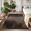 BFGoodrich Print Crystal Velvet Plush Rug Wear?Resistant Anti?Slip Floor Mat For Indoor Household Decoration