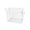Clear Clothes Storage Box, Medium Transparent Plastic Container for Closet Organization