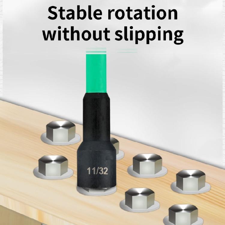 Long Hexagonal Socket Adapters Hexagonal Nut Driver for Enhancing Torque Transmission in DIY Projects and Machine Repairs