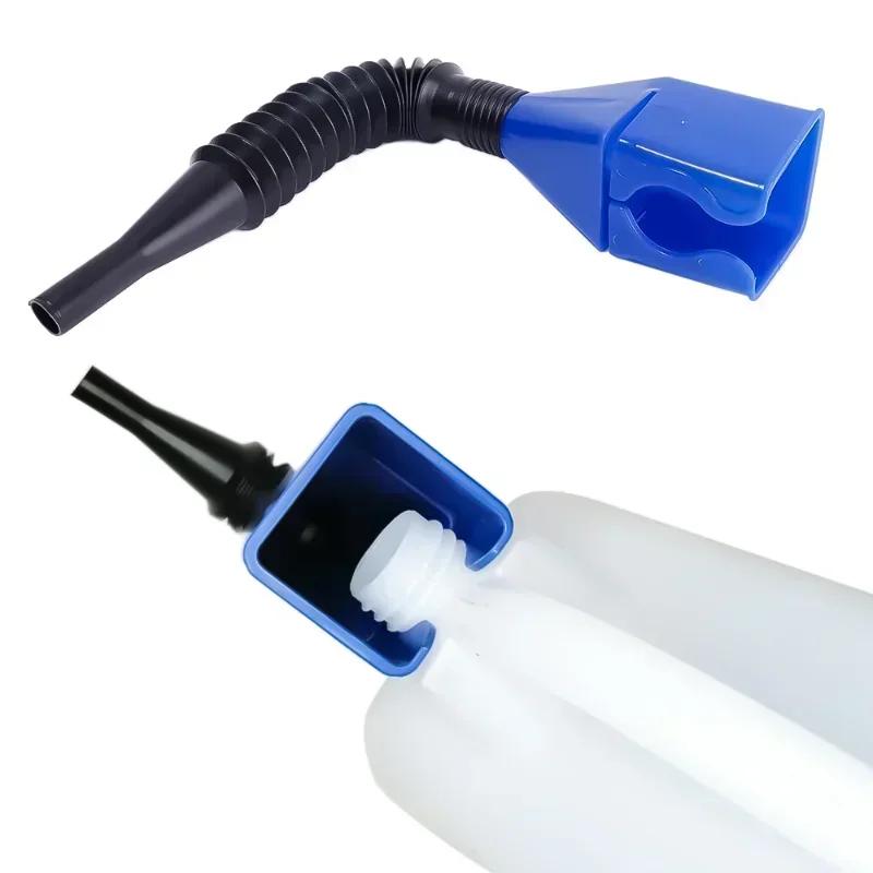 Funnels Accessorie Foldable Portable Telescopic Car Refueling Funnel Universal Engine Oil Gasoline Filter Transfer Funnels Tools
