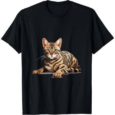 Bengaal Kat Kitten Ras Huisdier - Schattige Grafische Heren Dames Kinderen T-Shirt