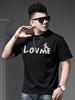 European and American Style Trendy Brand Cartoon Print Short-Sleeve T-Shirt for Men, 2026 Summer New Round Neck T-Shirt Half-Sleeve Top