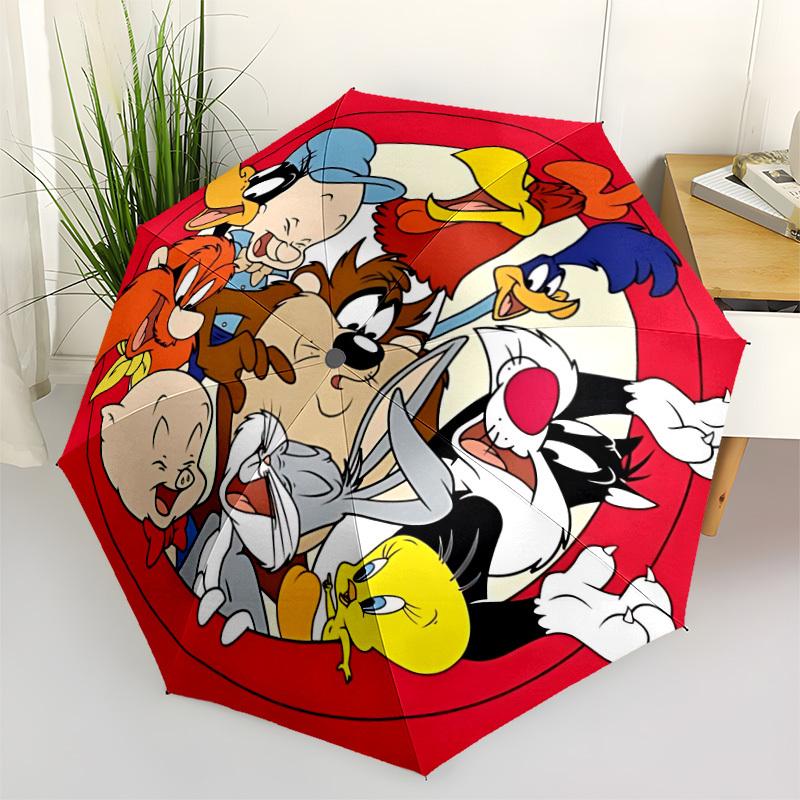 

1pc Cartoon Characters Automatic Open/Close Umbrella - All-Season Portable Umbrella for Women/Men yy251213066