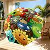 Plants Vs. Zombies Print Automatic Open Close Umbrella, Portable Foldable Umbrella, for Outdoor Commute Camping Trip, Ideal Birthday Gift