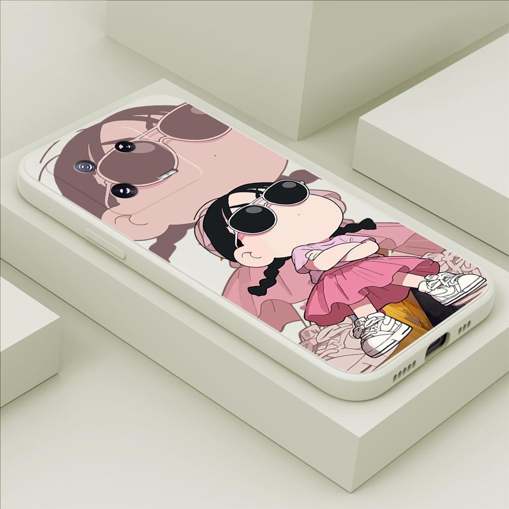 

Чехол для телефона с мультяшным красочным узором, квадратный, жидкий, силикон, TPU, полное покрытие камеры, противоударный защитный чехол для Xiaomi Redmi iPhone iPhone SE 2020 белый