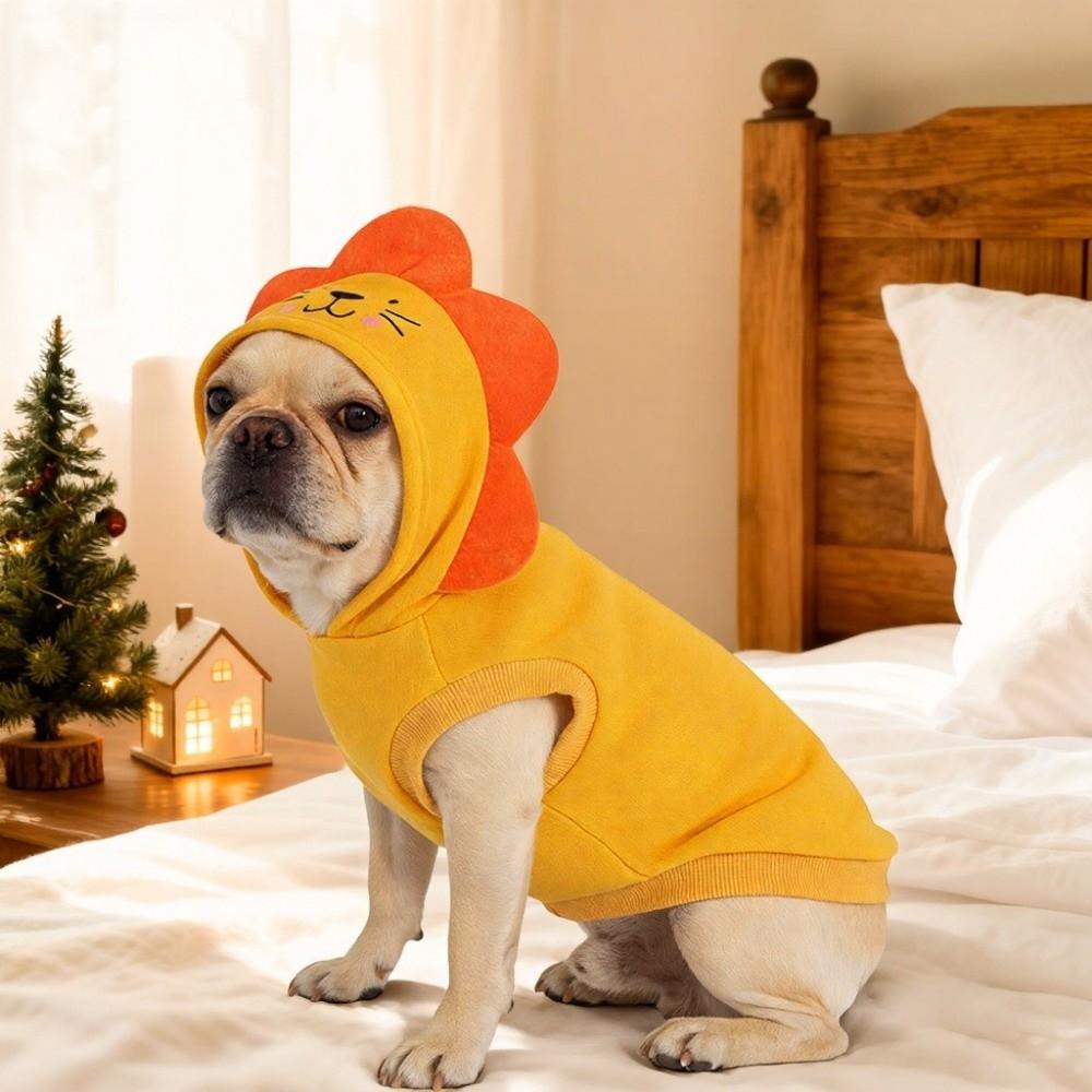 Funny Animals Pet Dog Hoodie Shark Lion Dog Sweatshirt Cartoon Puppy Clothing Coat  Daily Walk