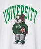 YALE University Dan Short Sleeve T-Shirt White/Green