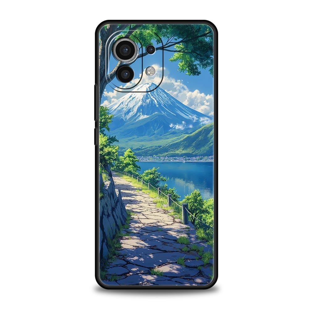 

Чехол для телефона для Xiaomi Mi 15 14 13 12 11 Lite 14T 13T 12T 11T Pro Poco X6 X5 M3 X3 Pro F5 F4 Чехол Пейзажное искусство Xiaomi 12 Lite
