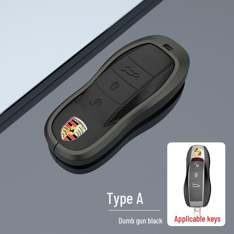Porsche Key Case for Panamera, Macan, Cayenne, Taycan, 718, 911