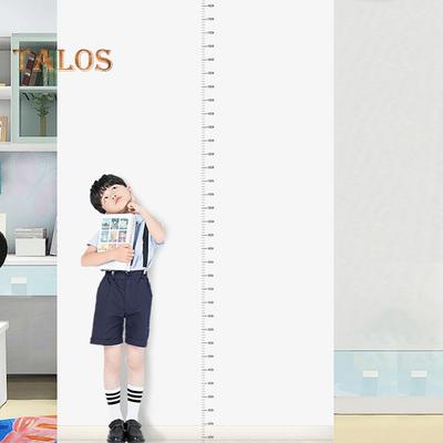 200cm Height Chart Wall Decal Kids Growth Tracking Sticker Self-Adhesive Kids Height Measuring Ruler Wall Sticker for Nursery Classroom Children Room