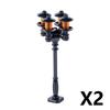 Halloween Decorative MOC Building Blocks Pumpkin Carriage Tombstone Skeleton Flame Horse Accessories Elf House Bricks Toys Gifts