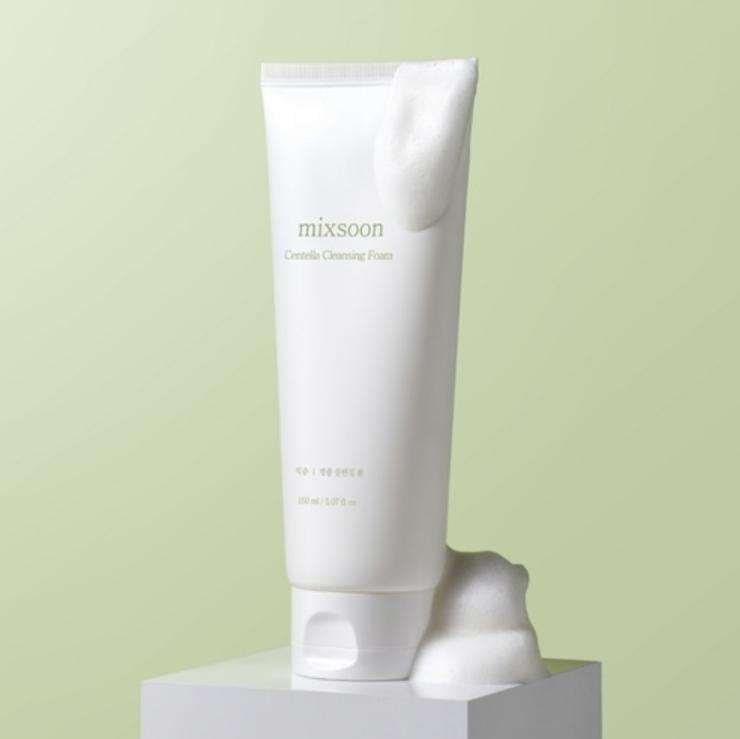 mixsoon Centella Cleansing Foam 150ml – Gentle & Soothing Facial Cleanser from Korea
