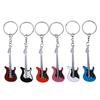 Kreatywny Metalowa Gitara Elektryczna Mini Brelok Breloczek Breloczek Prezenty