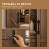 Legierung beidseitiger Türgriff Schwarzer Schranktürgriff Vintage Scheunentor-Zuggriff Tor