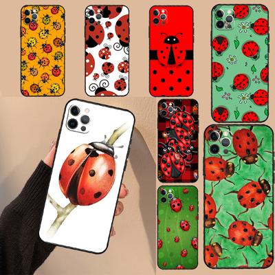 Ladybug Beetle Case For Oppo A76 A96 A16 A17 A18 A60 A80 A40 A38 A58 A78 A98 A94 A74 A54 A15 A57 A77 A5 Pro