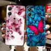 For Motorola Moto G06 4G Case Hot Flowers Painted Soft Black Silicone Phone Cases Bumper For Motorola Moto G06 4G Protect Cover