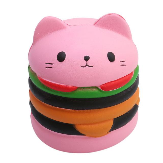 Jumbo Kawaii Squishy Toys Slow Rising Squeeze PU Popcorn Animals Anti Stress Relief Squishies Toy