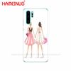 silicon phone cover case for huawei P30 PRO LITE P SMART 2019 plus p smart Z p20 lite 2019 Beautiful Love Dress Shopping Girl
