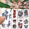 10sheets Plants & Animals Tattoo Stickers For Hand Arm Body Fake Decorative Waterproof Tattoo Stickers Creative Festival Gifts