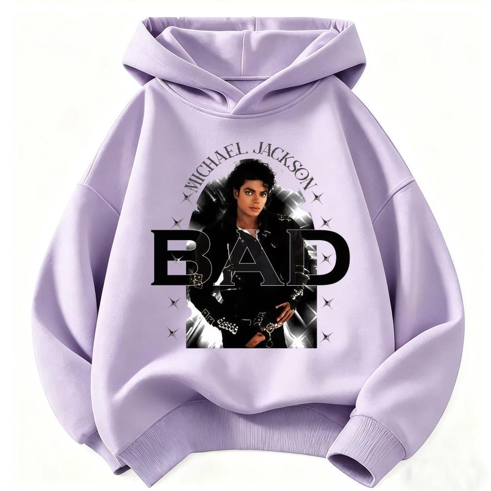 Child Michael Jackson-style Boy-girl Retro Hip-hop Hooded Sweatshirt for Men and Women, Long-sleeved Casual Streetwear