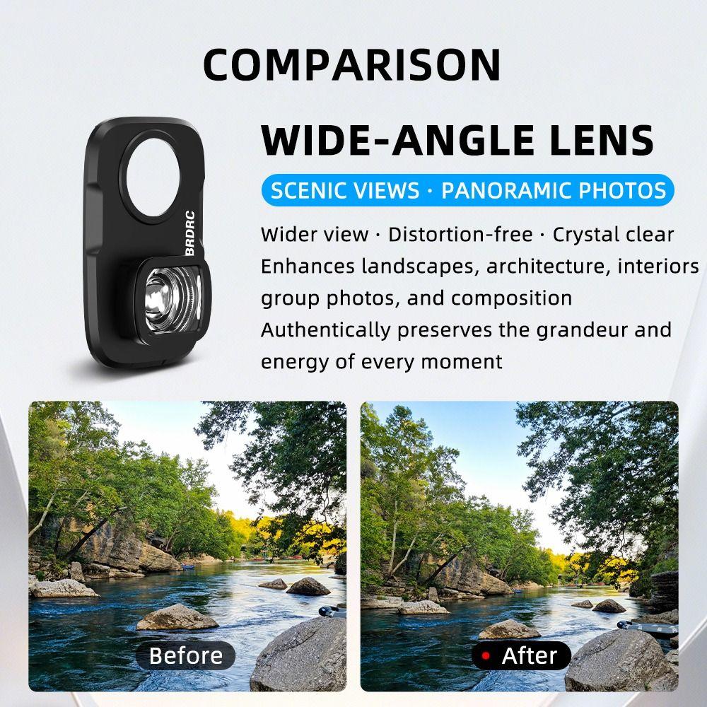 Optical Glass Wide Angle Filter for DJI Osmo Pocket 4P Gimbal Camera Accessories