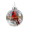 Christmas Ornament Christmas Tree Bird Spherical Decorative Pendant Snowflake Ornament Holiday Tree Decoration