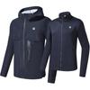 FILA Zipper Design Small Logo Long Sleeve Casual Sports Suit Men suit Royal-Blue A11M311702F-NV
