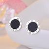 925 Sterling Silver Earrings Roman Numeral For Women Exquisite Student Girlfriend Jewelry Accessories Wedding Fashion Gift