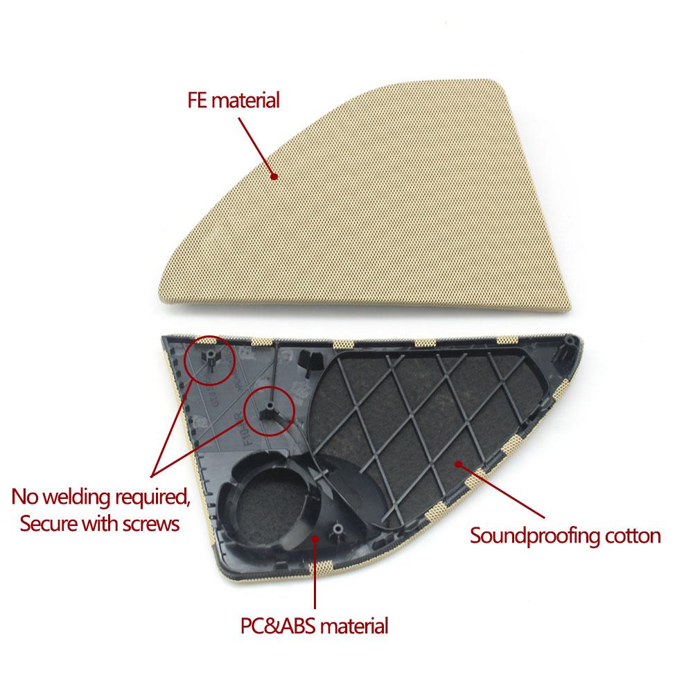 Car Rear Left Right Door Horn Loudspeaker Cover Sound Audio Speaker Grille Panel For BMW 5 Series F10 F11 520 523 525 2010-2016
