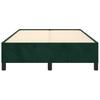 Bed Frame without Mattress Dark Green 120 x 190 cm Velvet