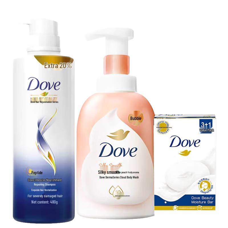 

Подарочный набор Dove для ухода за волосами и телом