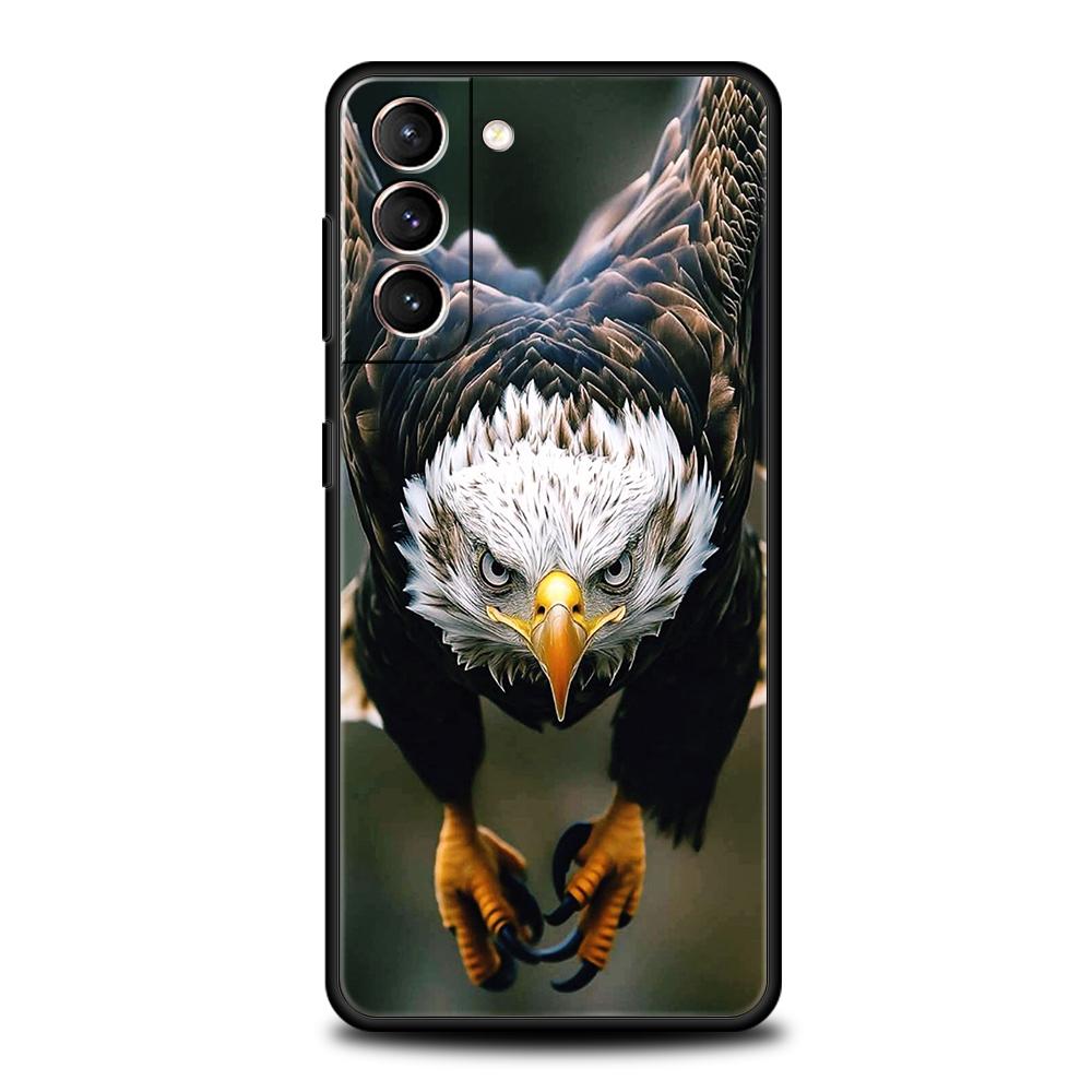 Eagle Phone Case For Samsung Galaxy S25 Edge S24 S23 S22 Ultra S20 S21 FE 5G S10 S9 Plus S10E Soft Cover