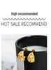 Hong Kong Retro Bamboo Titanium Steel 18K Gold Non-Fading Ring – Versatile Women's Summer Jewelry.