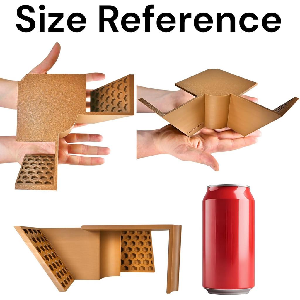 Hermit Crab Habitat Tunnel Cave Hidden Corner Environment Decoration Made Of Eco Friendly Resin For Reptile Tank Hide Setup