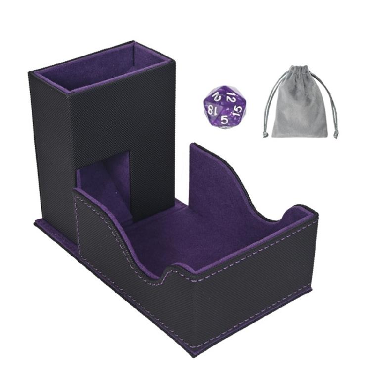 Magnetic Dices Tray Compact Design With Removable Tower Structure for Strategic Board Game